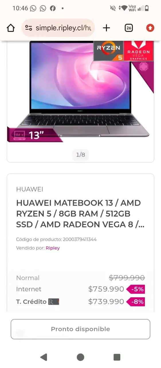 Huawei notebook 13 - 2