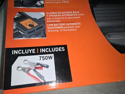 Inversor de Potencia Black & Decker 750W - miniatura 3