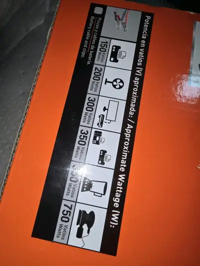 Inversor de Potencia Black & Decker 750W - miniatura 5
