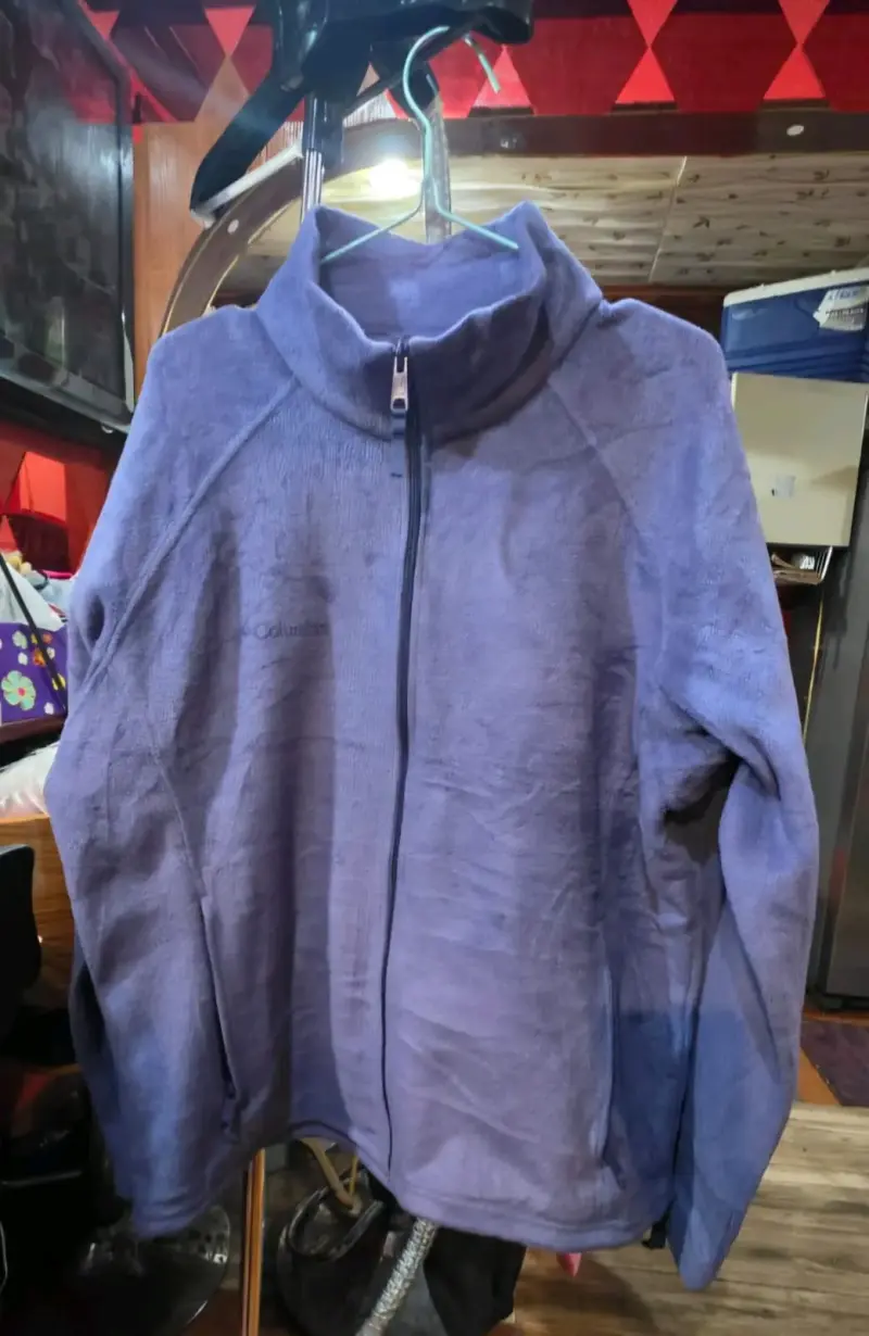 Chaqueta polar azul Columbia para hombre - 4
