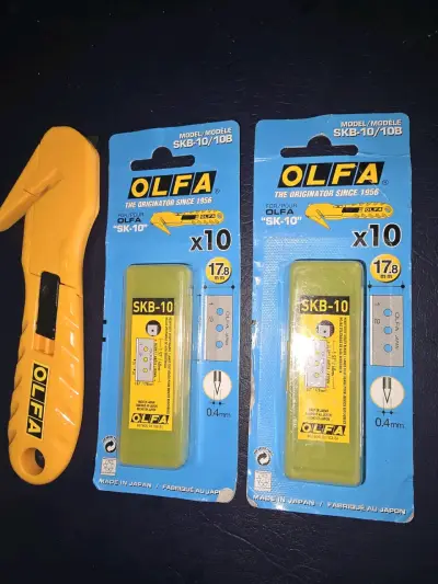 Cuchillo de seguridad Olfa con repuestos SKB-10 - miniatura 1