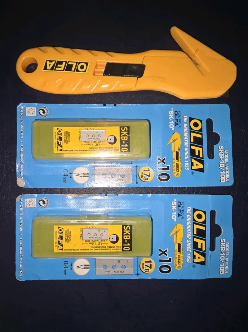 Cuchillo de seguridad Olfa con repuestos SKB-10 - 3