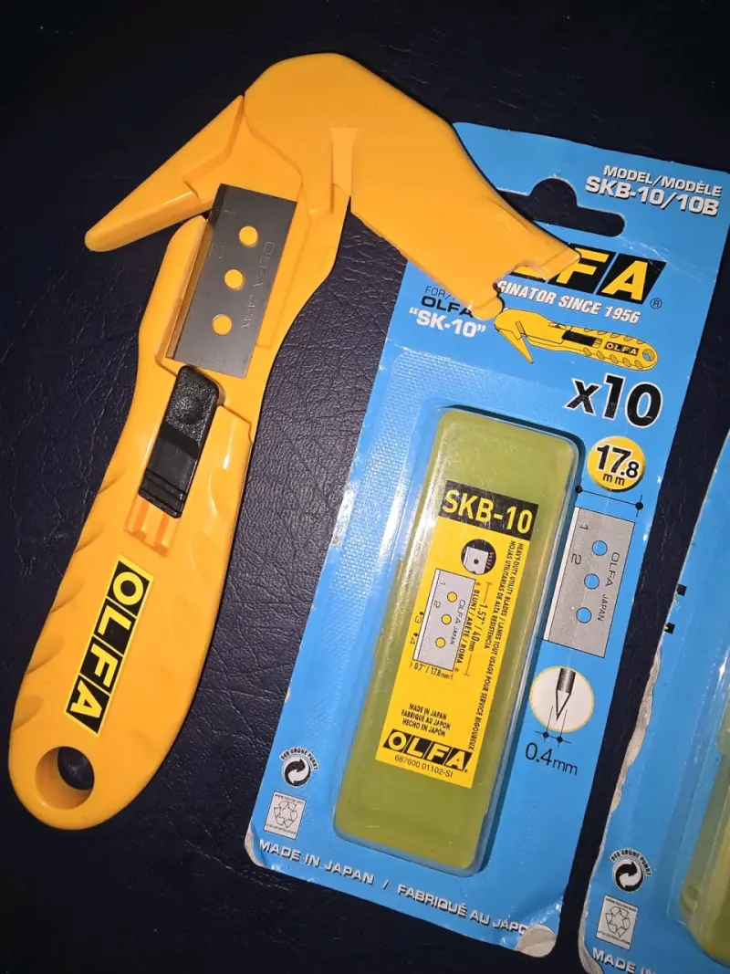 Cuchillo de seguridad Olfa con repuestos SKB-10 - 5