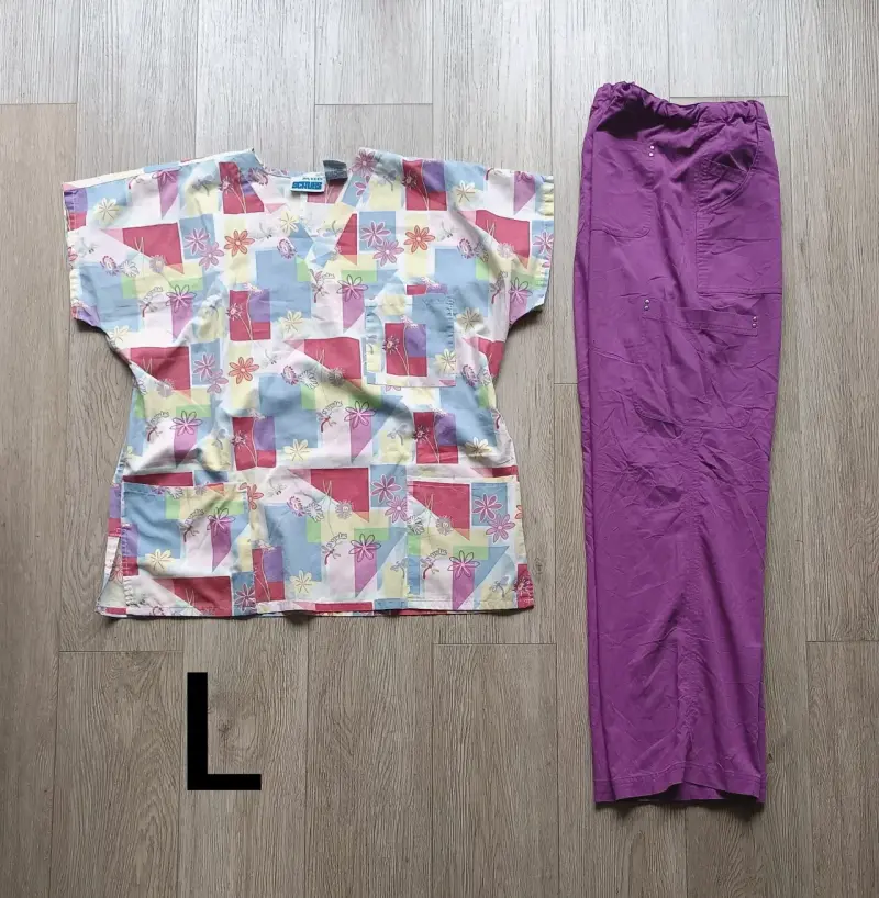 Uniformes clínicos reciclados talla L - 3