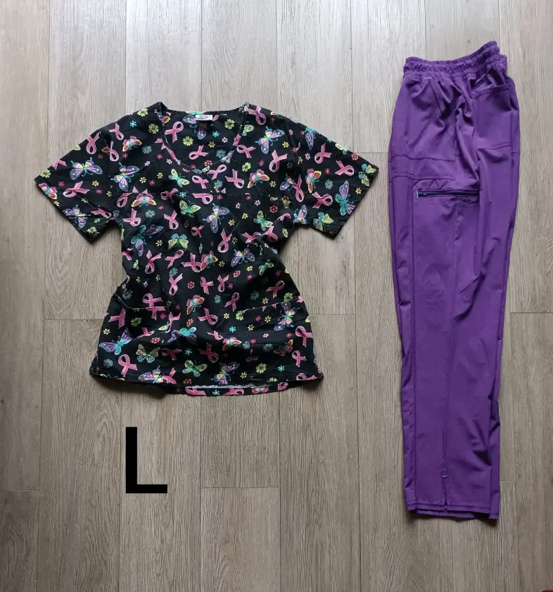 Uniformes clínicos reciclados talla L - 5