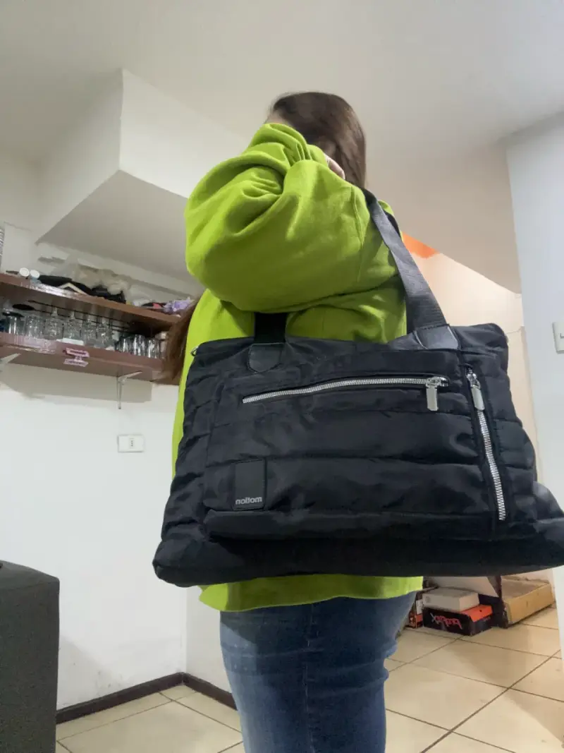 Bolso negro ESTILO bubba - 6