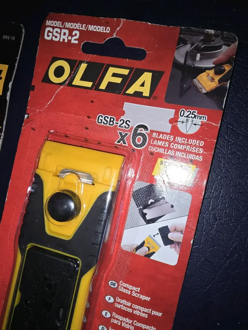 Raspador de Vidrio Olfa GSR-2 con Hojas  Repuesto - 3