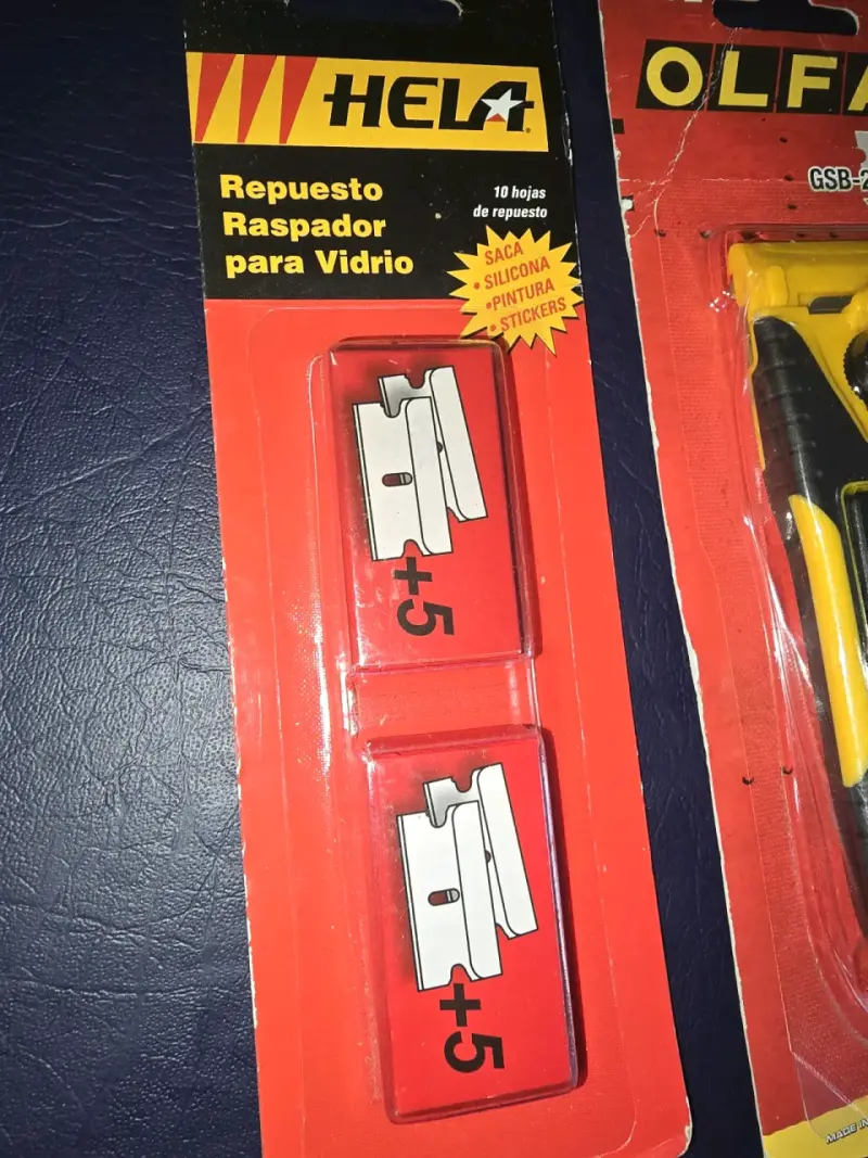 Raspador de Vidrio Olfa GSR-2 con Hojas  Repuesto - 4