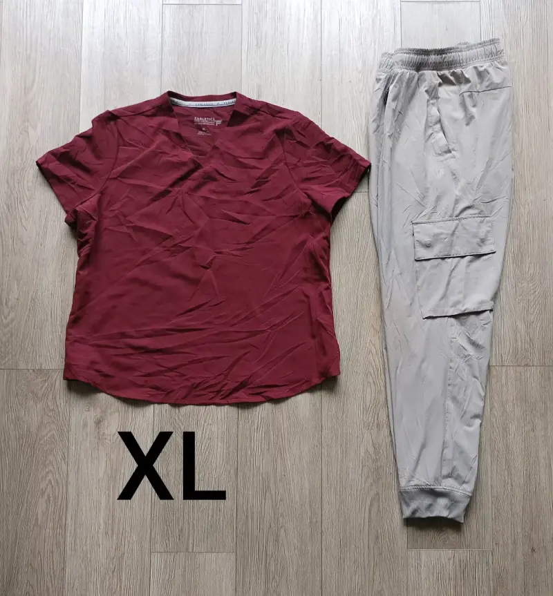 Uniformes clínicos reciclados talla XL elasticados - 6