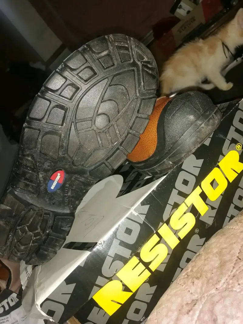 Botas de Seguridad Resistor Marrón con Punta de Acero - 2
