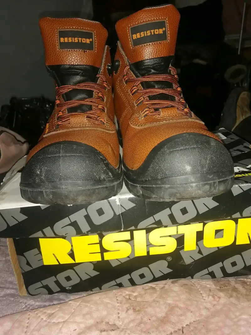 Botas de Seguridad Resistor Marrón con Punta de Acero - 3