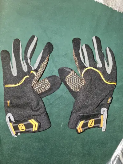 Guantes Activex de trabajo negros refuerzo naranja - miniatura 5