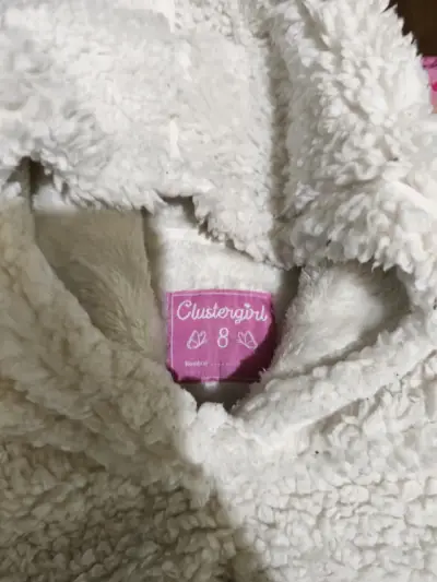 Polerón de felpa con capucha para niña - miniatura 2