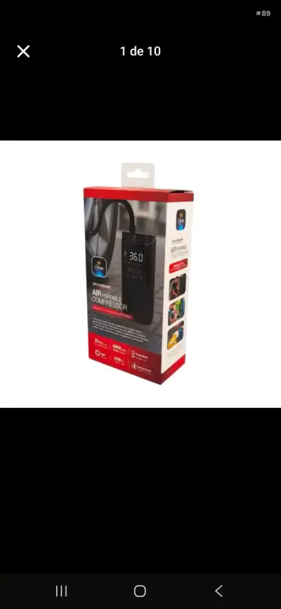 Compresor de Aire Power Bank MLAB Portátil Auto - miniatura 1