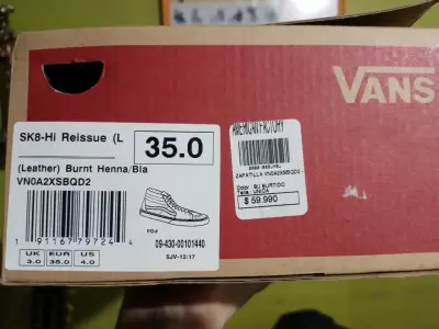 Zapatillas Vans Talla 35 Modelo Sk8 Hi Reissue - miniatura 4