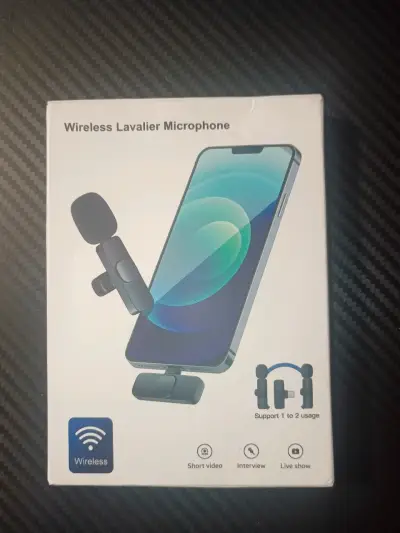 Micrófono Lavalier Inalámbrico para Smartphone - miniatura 1