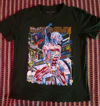Polera Iron Maiden Tour 86/87 Talla L - miniatura 1