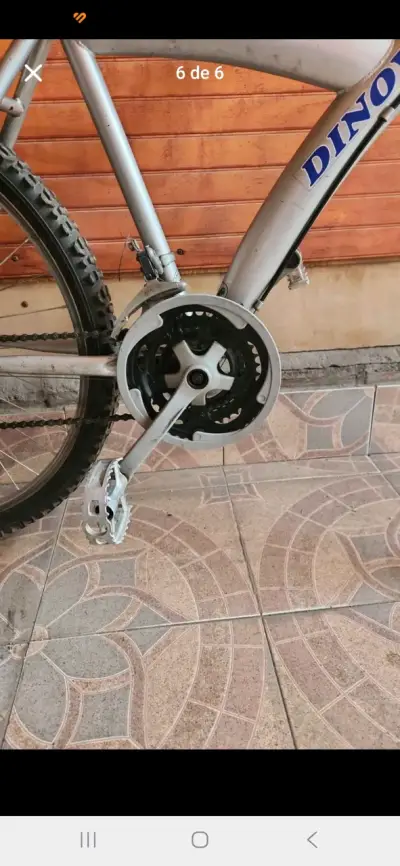 Bicicleta lahsen Dinova de Montaña Gris - miniatura 1