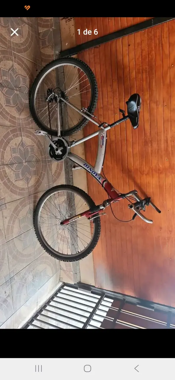 Bicicleta lahsen Dinova de Montaña Gris - 2