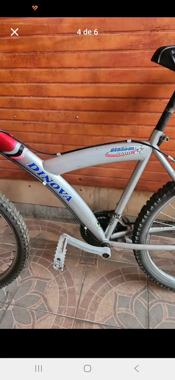 Bicicleta lahsen Dinova de Montaña Gris - 4