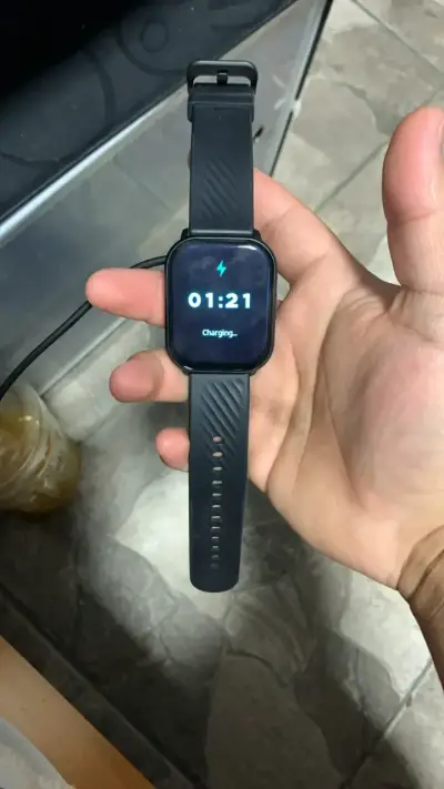 Reloj smartwatch zeblaze gts 3 negro con su cable - miniatura 3