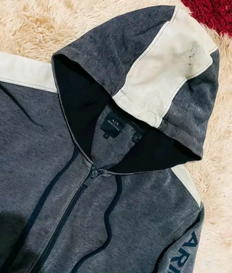 Polerón con capucha Armani Exchange gris - 2