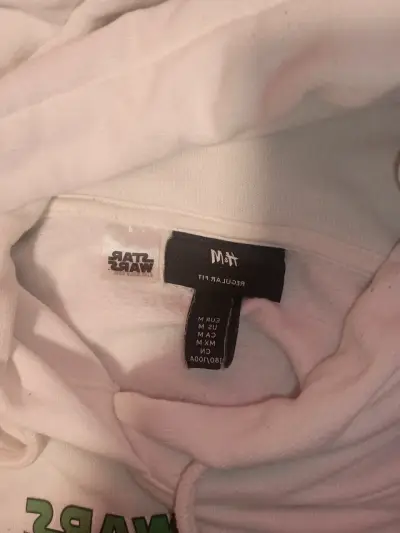 Polerón Star Wars The Mandalorian blanco talla M - miniatura 2