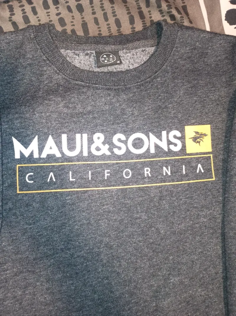 Polerón gris Maui & Sons para hombre - 2