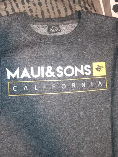 Polerón gris Maui & Sons para hombre - miniatura 2