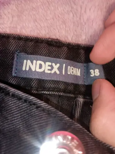 Jeans cortos negros Index talla 38 - miniatura 2