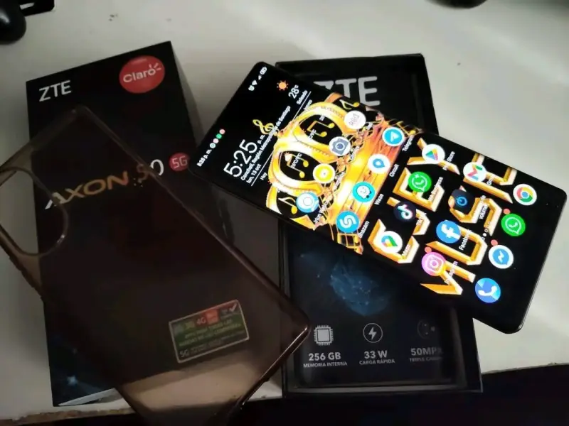 Smartphone ZTE Axon 50 5G 256GB Azul - 2
