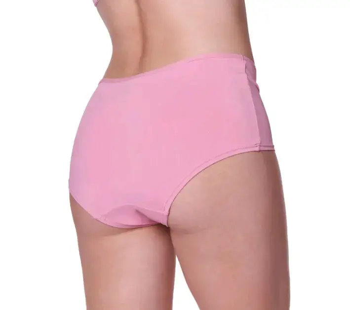 Calzón pantaleta tiro alto rosa - 2