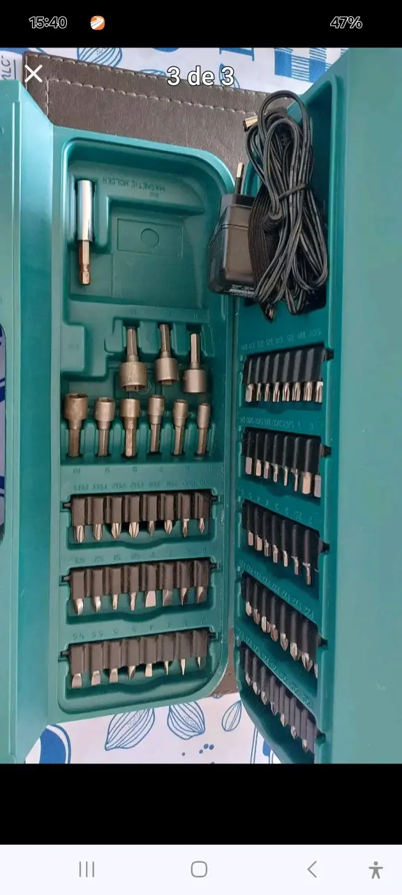 Destornillador Eléctrico Makita con Accesorios - 3