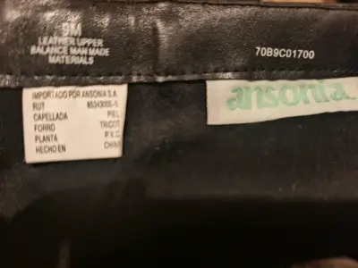 Botas de cuero negras con tacón alto Ansonia - miniatura 2