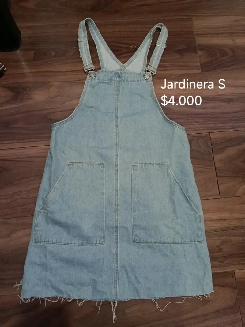 Jardinera de mezclilla talla S