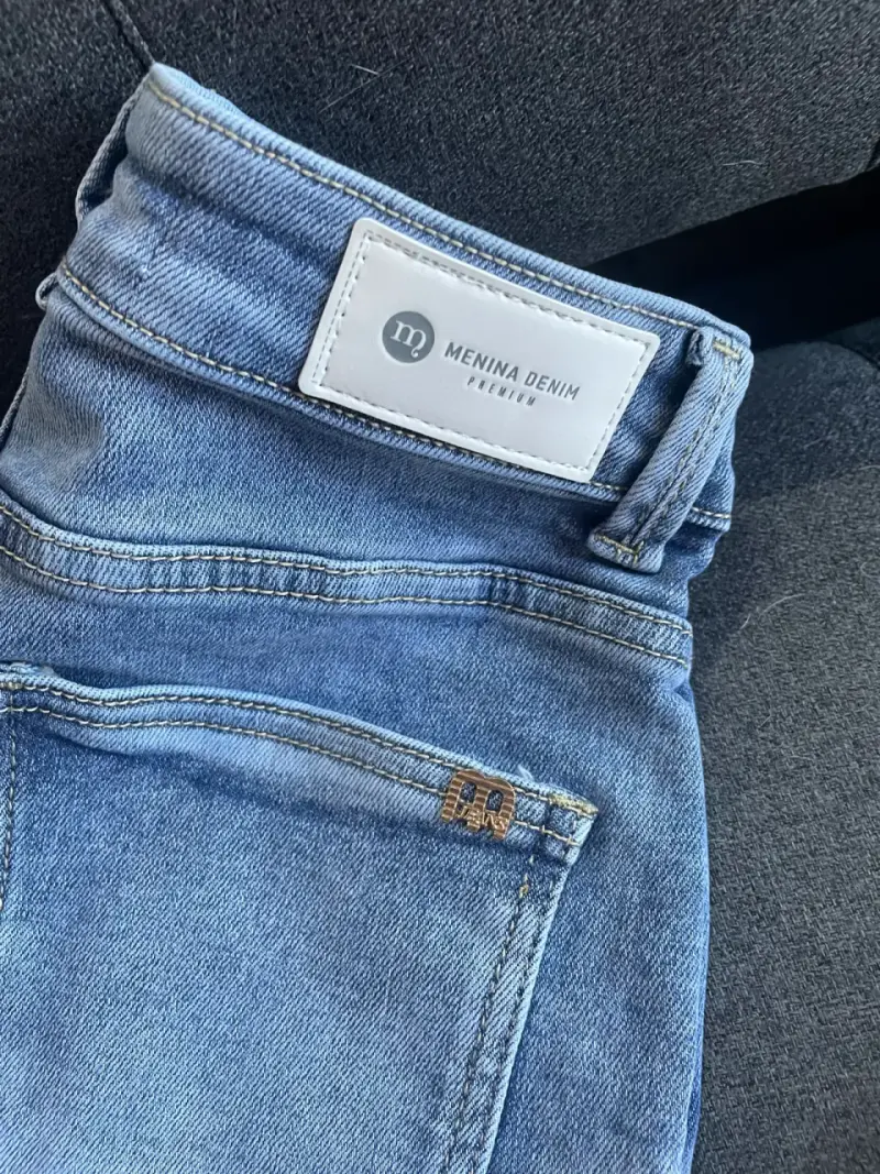 Jeans Menina Denim Azul Claro Talla 36 - 2