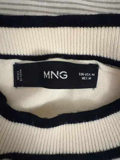 Chaleco sin mangas blanco MNG talla M - miniatura 2