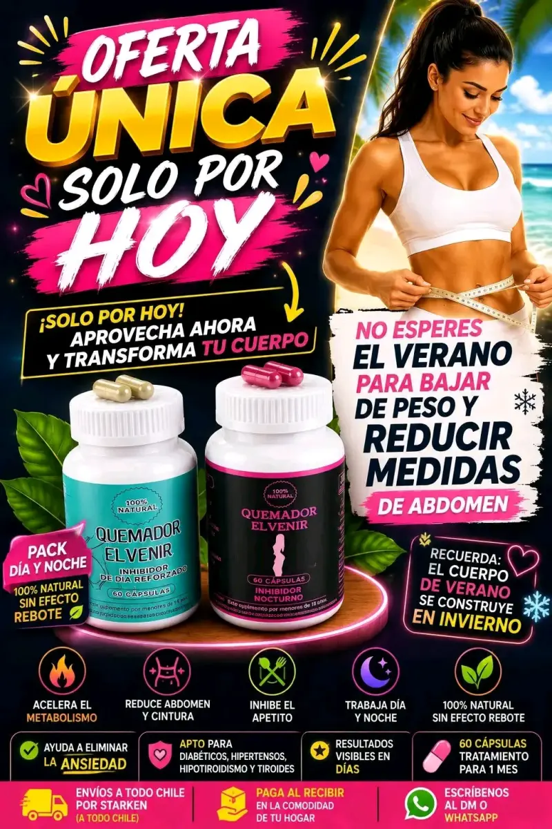 Quemador de Grasa Elvenir Día y Noche 100% Natural - 2