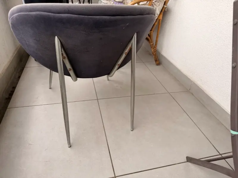 Silla de diseño moderno gris - 2