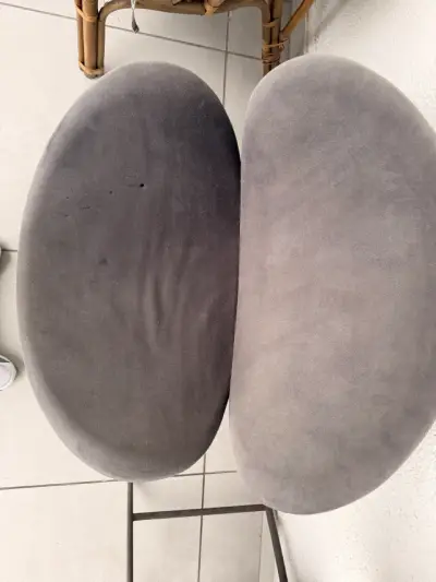 Silla de diseño moderno gris - miniatura 3
