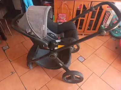 Coche de bebé Infanti Vibe gris - miniatura 1