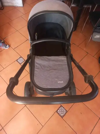Coche de bebé Infanti Vibe gris - miniatura 3
