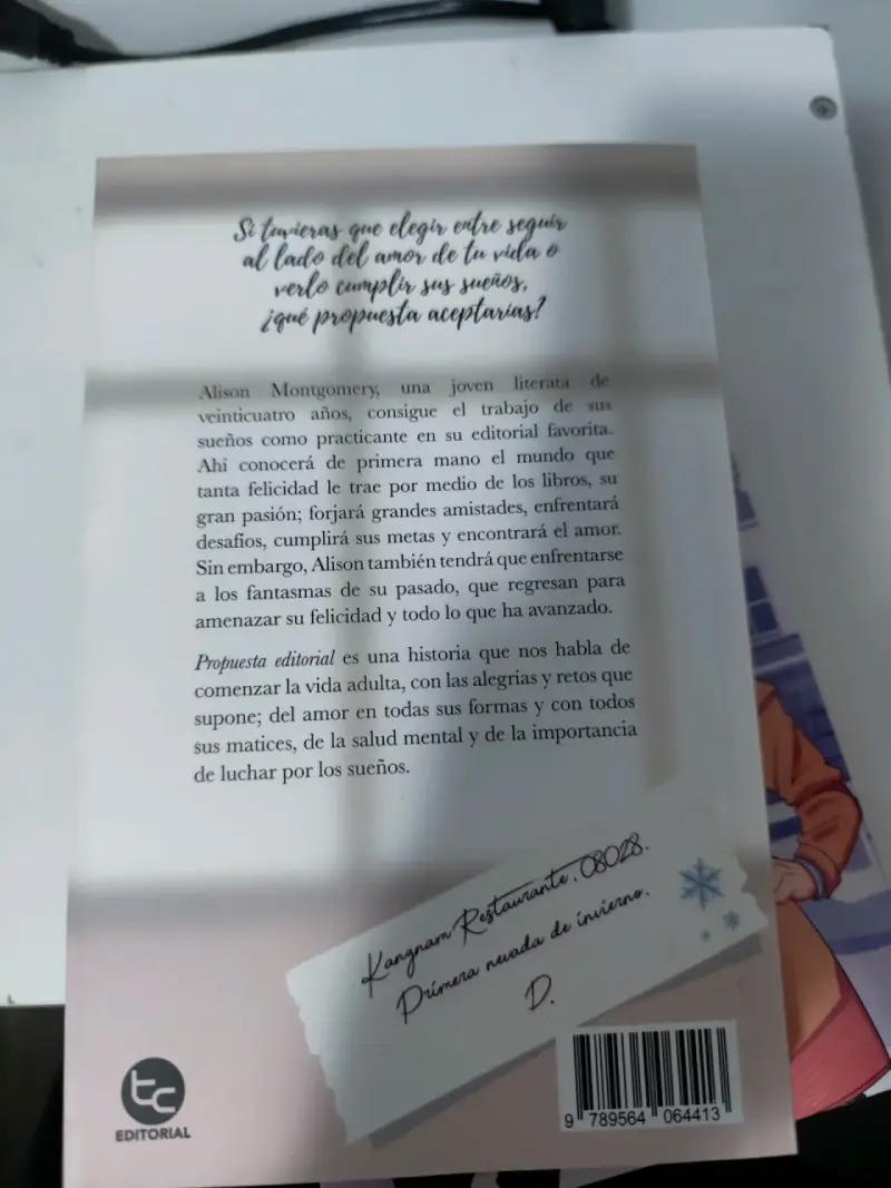 Libro 'Propuesta Editorial' de Ivonne Arriagada - 2
