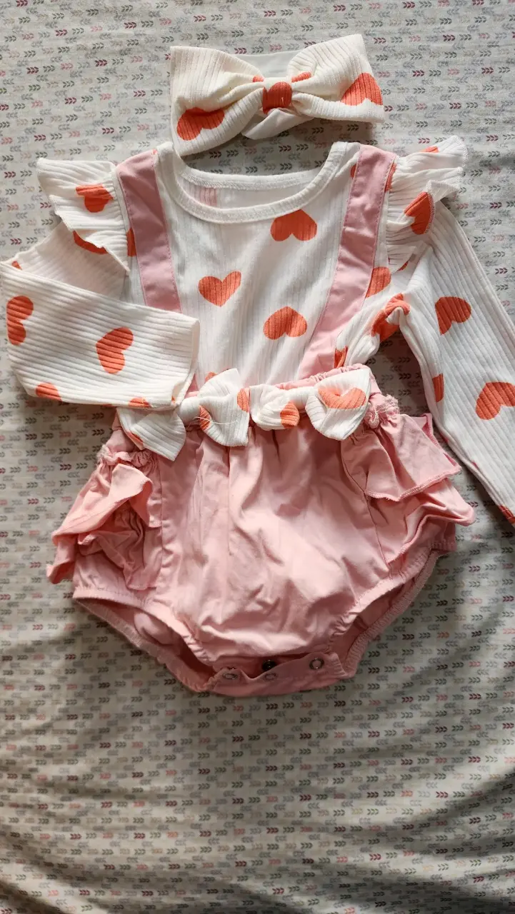 Conjunto de bebé con enterito y patalones Redwood - 2