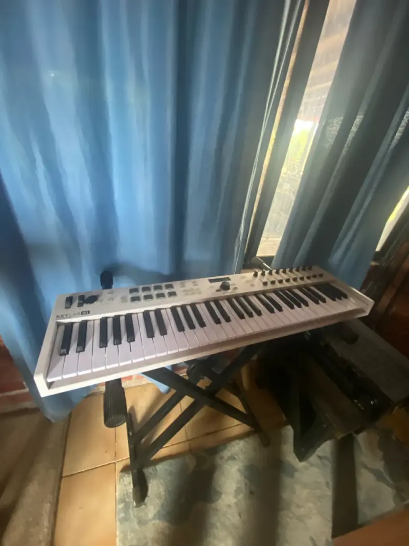 Arturia KeyLab Essential 61 + pedal Roland + Atril - 4