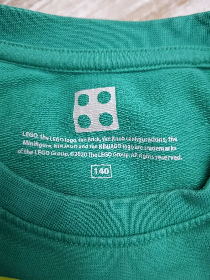 Polerón verde LEGO Ninjago para niños - 2