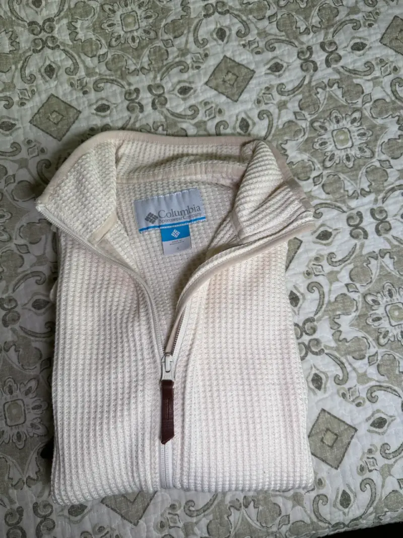 Chaqueta Columbia mujer talla S color crema - 6