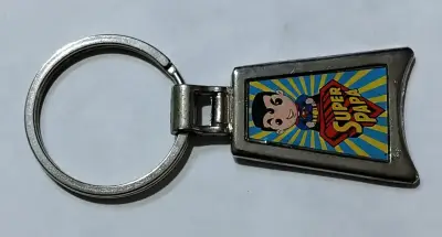 Llavero metálico Super Papá diseño divertido - miniatura 2