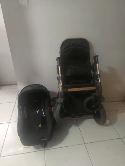 Coche de bebé con silla para auto Bbqool - miniatura 1