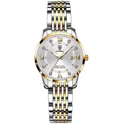 Reloj de Pulsera Plateado y Dorado para Hombre - miniatura 1